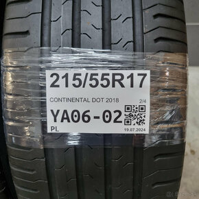 Letné pneumatiky 215/55 R17 CONTINENTAL DOT2018 - 6