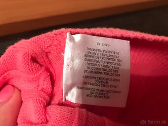 GANT originál baby pink damska vesticka M - 6