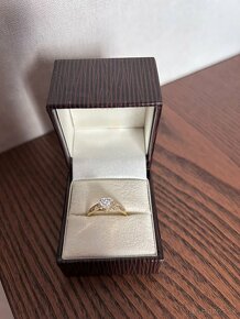 Zlaté dámske prstene šperky - 6