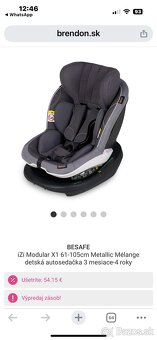 Autosedacka Be safe 3m-4r plus zakladna pre isofix - 6