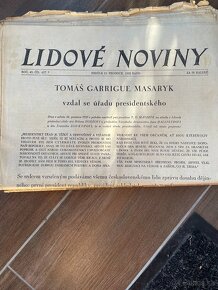 lidove noviny stare noviny historicke noviny z r. 1939 - 6