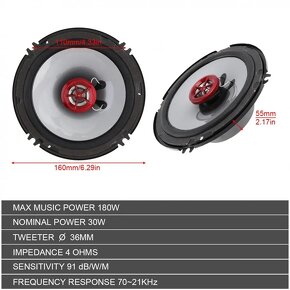 Sony Xplod do auta 4ohms - 6