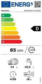 Vstavaná umývačka riadu nová Elektrolux 600 flex - 6