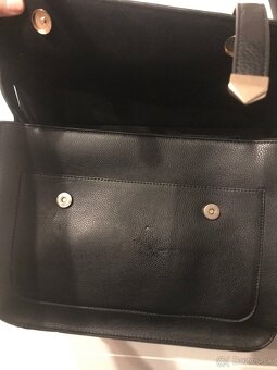 Čierna aktovka / kabelka crossbody - 6