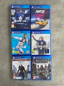 Playstation 4 SLIM 1TB + 3 ovládače + 6 hier - 6