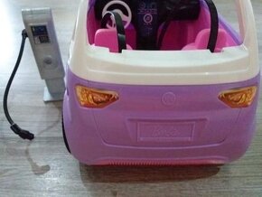 Nehrané Barbie auto elektromobil 2 v 1 - 6