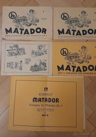 Retro stara drevena stavebnica Matador - 6