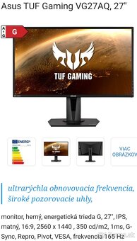 Asus TUF Gaming VG27AQ, 27 - 6