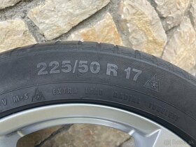 Disky Audi 7 J x 17 + pneumatiky 225/50 R17 zimne - 6