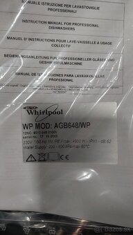 Whirlpool Profi umývačka skla/riadu - 6