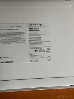 MacBook Air 13 M3 Chip 16/512gb - neodbalený, záruka - 6