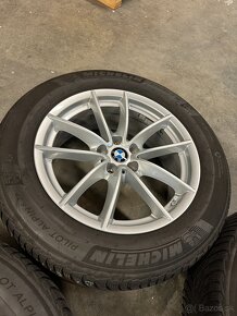 Zimné 225/60 R18" orig BMW X3/4 V spoke 618 pneu Michelin - 6