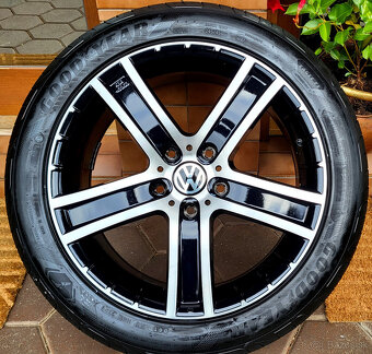 5x alu R18 5x120, letné pneu 245/45, VW Multivan T5, T6, - 6