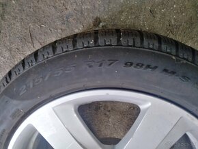 Disky+Zimné Pirelli 215/55 R17 - 6