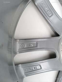 VW Original alu disky SALVADOR R17 7X17 ET49 5X112 1203 - 6