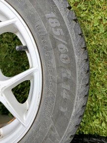 Alu disky 5x100 R14/Zimné pneumatiky Matador 185/60 R14 - 6