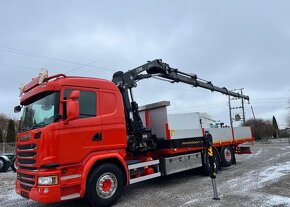 9015 - Scania G410 - 6x2 - Valník + HR-HIAB 244-EP5 HIPRO – - 6