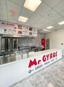 Na prenájom zariadený gastro priestor Mr. Gyros 50 m² BA - K - 6