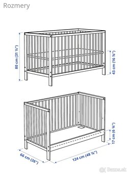 Postielka IKEA + príslušenstvo - 6