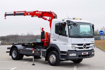 MERCEDES ATEGO 1222 NOVÝ HÁKOVÝ NOSIČ KONTAJNEROV HYDR. RUKA - 6