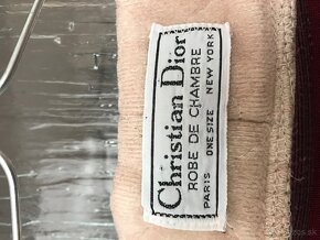 CHRISTIAN DIOR 100%originál luxusný dámsky župan - 6