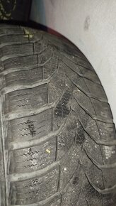 Kolesá+zimné pneumatiky 215/55 r17 - 6