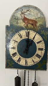 Schwarzwaldské hodiny, nástenné hodiny, kyvadlové hodiny - 6