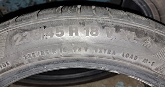 2x zimní pneumatiky Continental 235/45 R18 V XL - 6