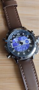 hodinky AVIATOR MILITARY BIDEN LED MULTIFUNKČNÍ CHRONOGRAF - 6