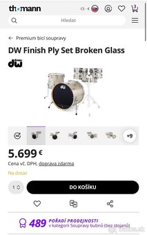 DW Collectors 22/10/12/16 + snare 14” - 6