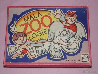 RETRO HRAČKA, HRA  - MALÁ ZOOLOGIA 1986 VDI Plzeň - 6