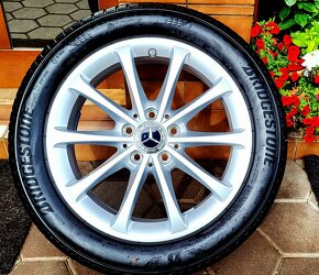 alu R17 5x112, senzory, pneu 205/55 orig. Mercedes, NOVÉ - 6