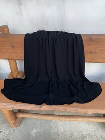 Tanečná čierna midi sukňa - 6