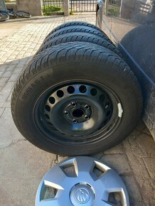 Zimne pneumatiky 195/65R15 plus disky - 6