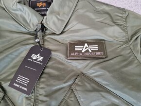 Pánská bunda ALPHA INDUSTRIES (L) NOVÁ Sage Green - 6