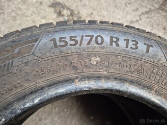 155/70 r13 celoročné 2 ks BARUM dezén 6,9 mm DOT2021 - 6