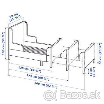 Detská posteľ ikea - 6