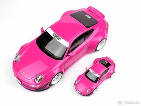 Ružové PORSCHE – 911 997-2 RWB COUPE 2008 1:18 a 1:43 - 6