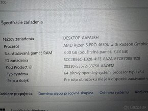 Notebook Lenovo T14s - 100% stav - 6