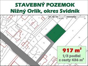 STAVEBNÝ POZEMOK 9 ÁROV S IS A STAVEBNÝM POVOLENÍM - NIŽNÝ O - 6