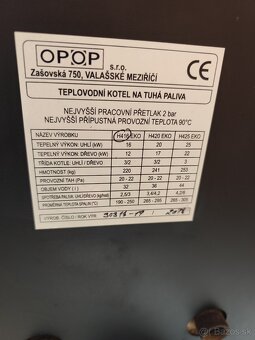 Predám oceľový kotol OPOP H416 - 6