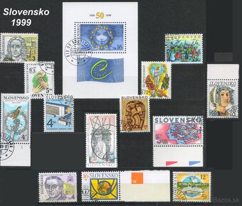 Poštové známky, filatelia: Slovensko 1993-2020 - 6