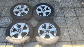 Predám alu disky OXXO 5x112 R16 a zimne pneu.215/60 R16 - 6