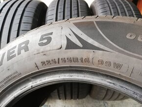 225/55 r16 letné pneumatiky 6,5-7mm - 6