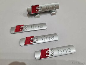 Sline napisy AUDI S line plaketky - 6