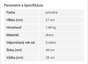 detska drevena postielka a babika - 6