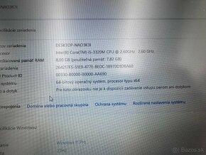 Notebook 12,5" Lenovo.Intel i5-3320M 2x2,60GHz.8g ram.256SSD - 6