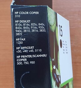 náplne pre tlačiareň HP - farebná C6625AE, čierna C6615DE - 6