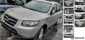 HYUNDAI SANTA FE 2.2 CRDI 2007 4x4 predám MOTOR, DISKY, 0445 - 6