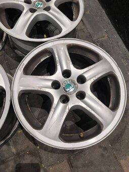 5X100 R15 Skoda alu disky Ocavia1-fabia-Rapid... - 6